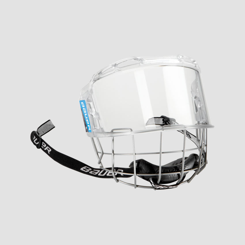 Hokejové plexi na prilbu Bauer FM Hybrid Shield SR