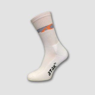 Bavlnené ponožky ATAK vysoké biele