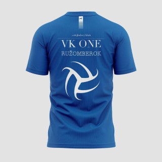 Bavlnené tričko VK ONE Ružomberok modré