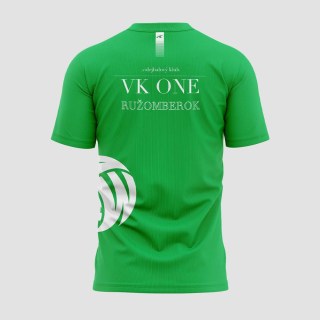 Bavlnené tričko VK ONE Ružomberok zelené