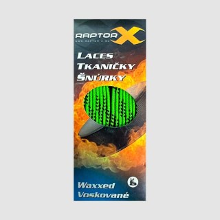 Hokejové voskované šnúrky do korčulí Raptor X rôzne veľkosti