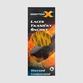 Hokejové voskované šnúrky do korčulí Raptor X rôzne veľkosti
