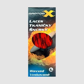 Hokejové voskované šnúrky do korčulí Raptor X rôzne veľkosti