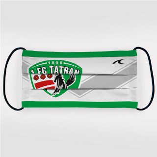 Ochranné rúško na tvár basic S 1.FC Tatran Prešov na gumičku