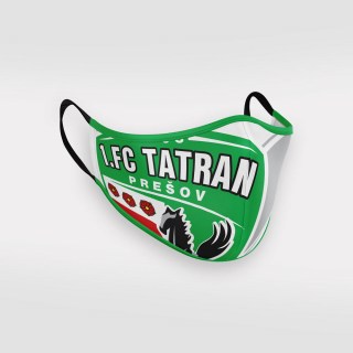 Ochranné rúško na tvár premium 1.FC Tatran Prešov na gumičku