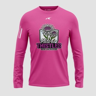SILVER THISTLES Cotton T-Shirt Long sleeve 