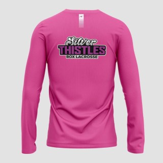 SILVER THISTLES Cotton T-Shirt Long sleeve 