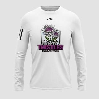 SILVER THISTLES Cotton T-Shirt Long sleeve 