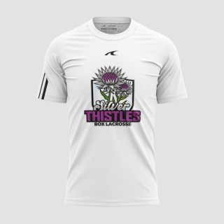 SILVER THISTLES Cotton T-Shirt Short sleeve