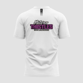 SILVER THISTLES Cotton T-Shirt Short sleeve