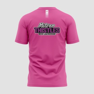 SILVER THISTLES Cotton T-Shirt Short sleeve